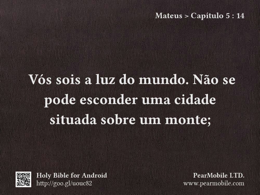 Mateus, Capítulo 5:14